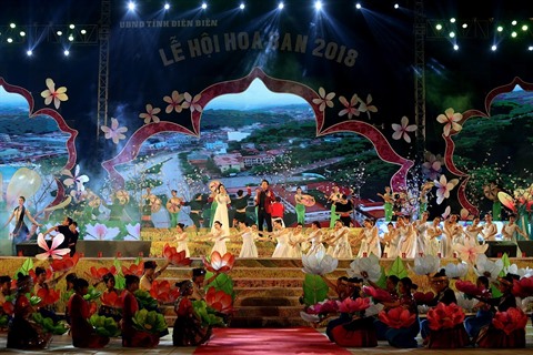 Ouverture de la fête de la fleur de bauhinie 2018 à Diên Biên