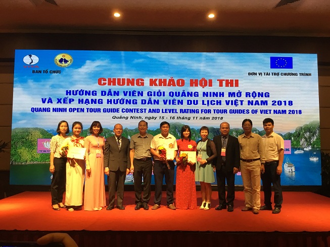 Ninh Binh a participé “le concours de bons guides touristiques de la province de Quang Ninh et le classement des guides touristiques Vietnamiens en 2018”.