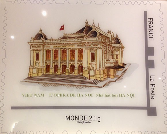 France: émission de timbres présentants l'image du Vietnam