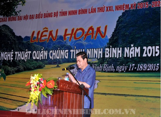 Liên hoan Nghệ thuật quần chúng tỉnh Ninh Bình năm 2015