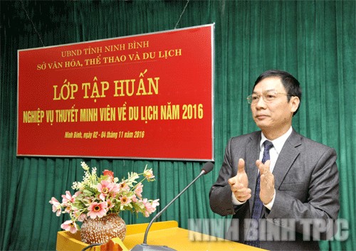 Khai giảng lớp tập huấn nghiệp vụ thuyết minh viên du lịch năm 2016