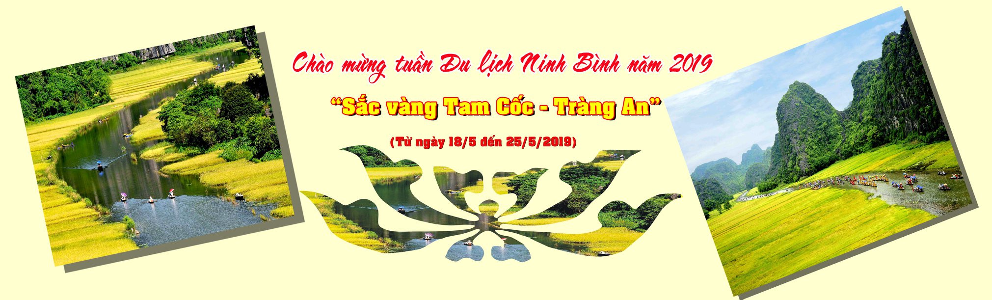 Tuần Du lịch Ninh Bình năm 2019 với chủ đề “Sắc vàng Tam Cốc – Tràng An”