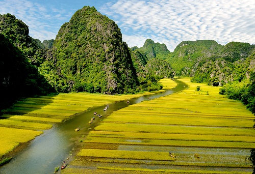 Ninh Bình tổ chức Tuần Du lịch năm 2022 “Sắc vàng Tam Cốc Tràng An”